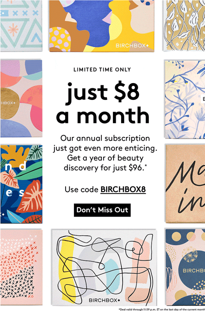 A Captivating Big Sale Offer From Birchbox