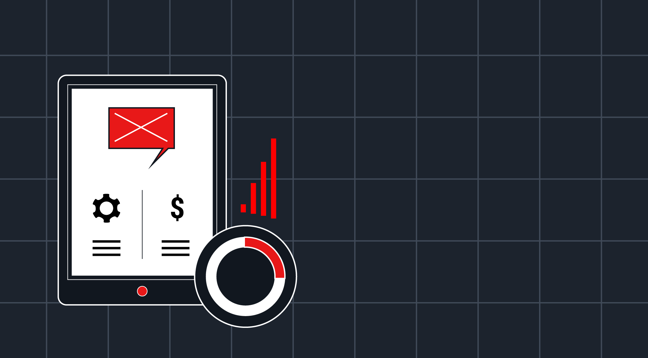 Graphical representation of the value of emails that hit the inbox, a necessary condition for a profitable email campaign