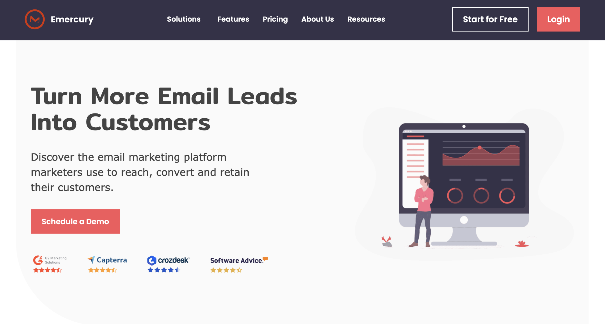 Emercury homepage