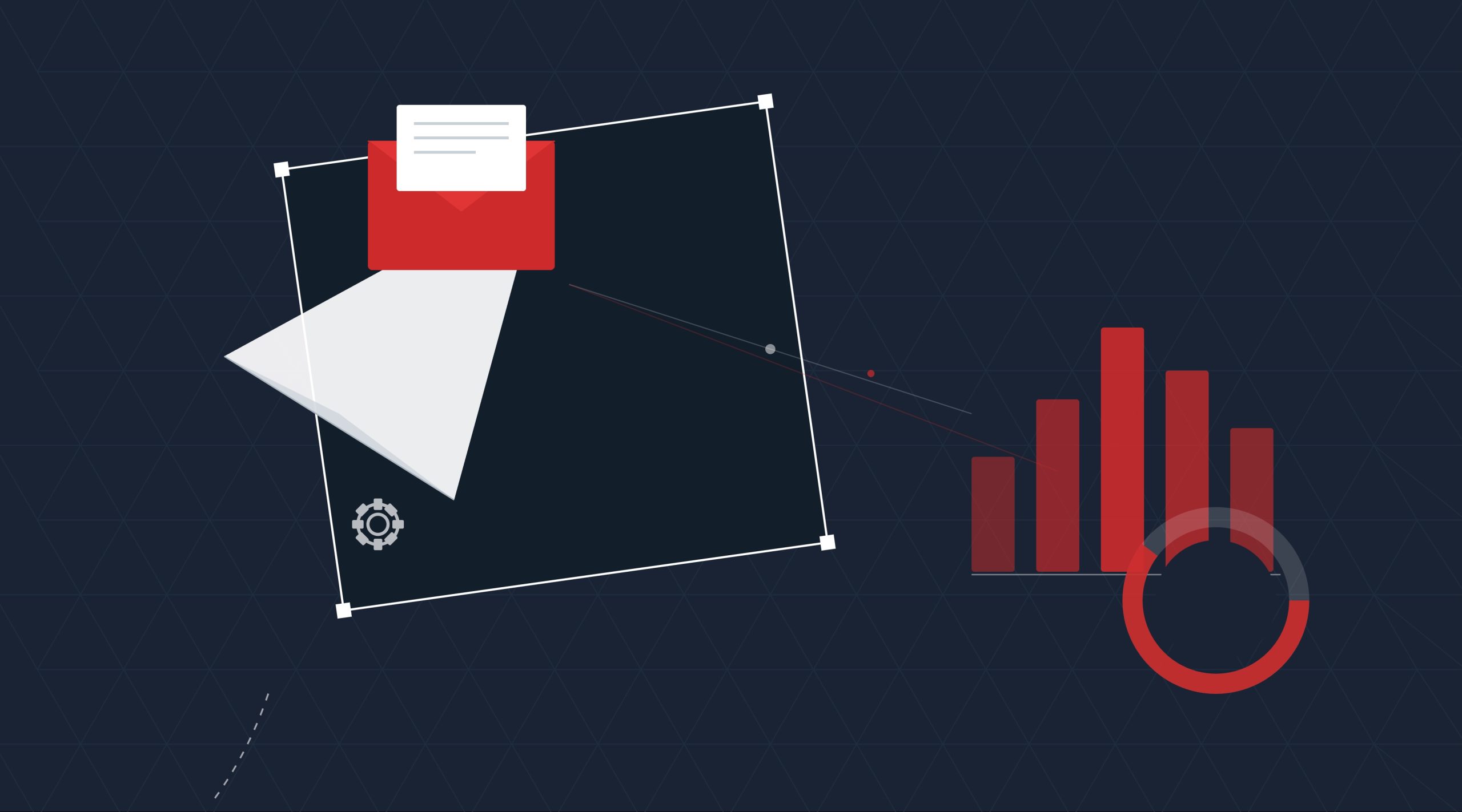 Visualizing how a real inbox network works