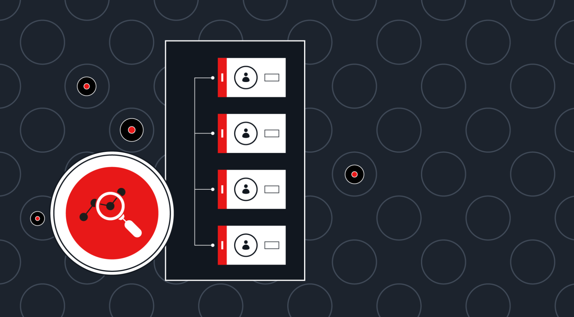 An abstract representation of email warm-up platforms with bounce rate monitoring
