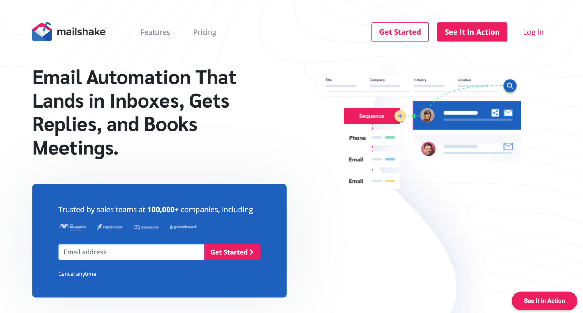 Mailshake sequencing dashboard β cold outreach, follow-up automation, and dialer in one environment