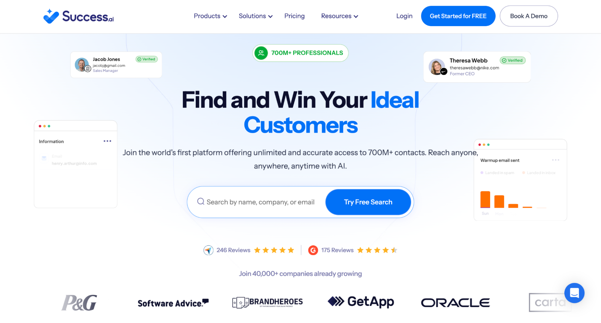 Success.ai unified inbox β AI email writer, campaign sequencing, and B2B lead database