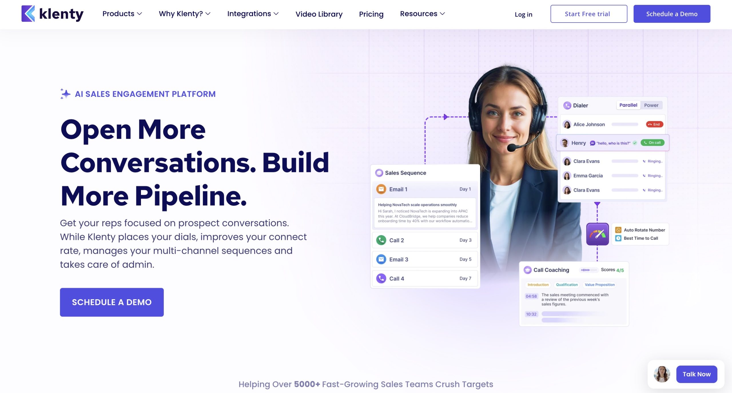 Klenty AI writer – cold emails and follow-ups drafted from ICP inputs and account research.